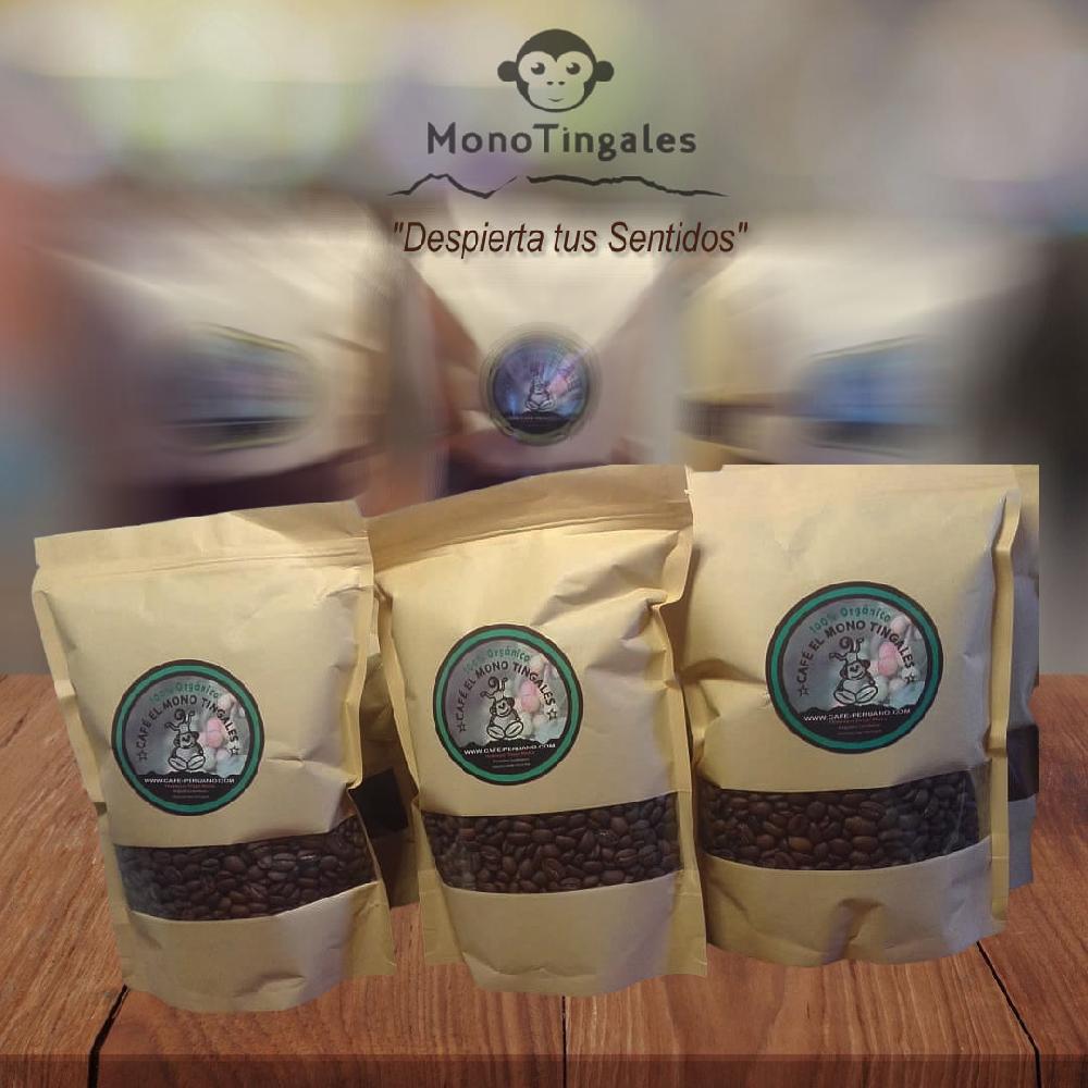 CAFÉ EN GRANO TOSTADO MONO TINGALES 500GR