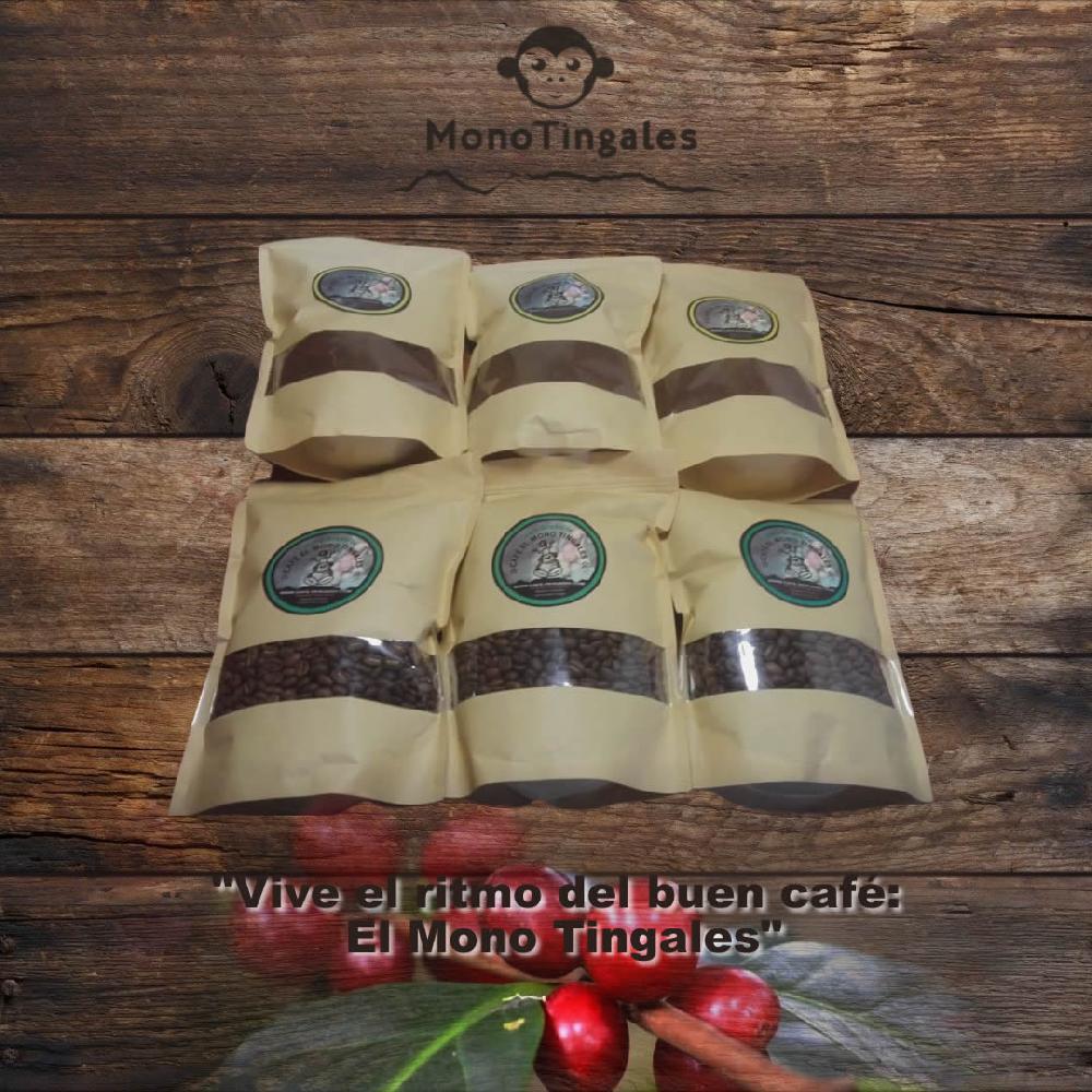CAFÉ EN GRANO TOSTADO MONO TINGALES 500GR