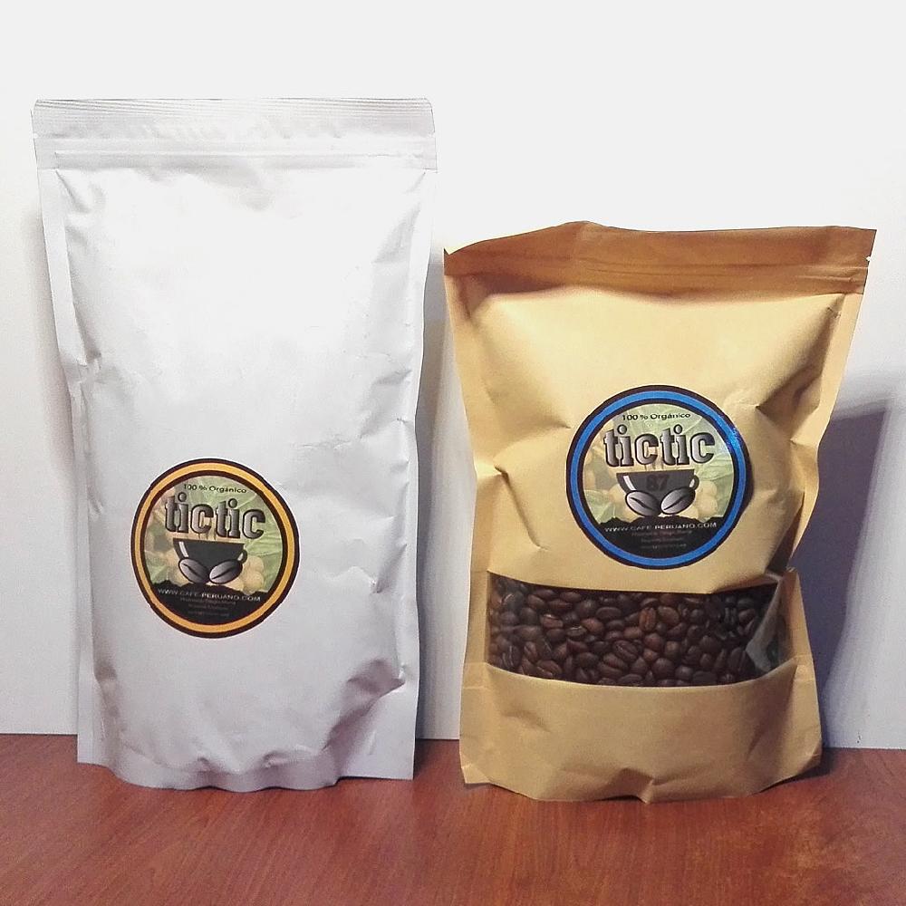 CAFÉ EN GRANO TOSTADO TICTIC 500GR