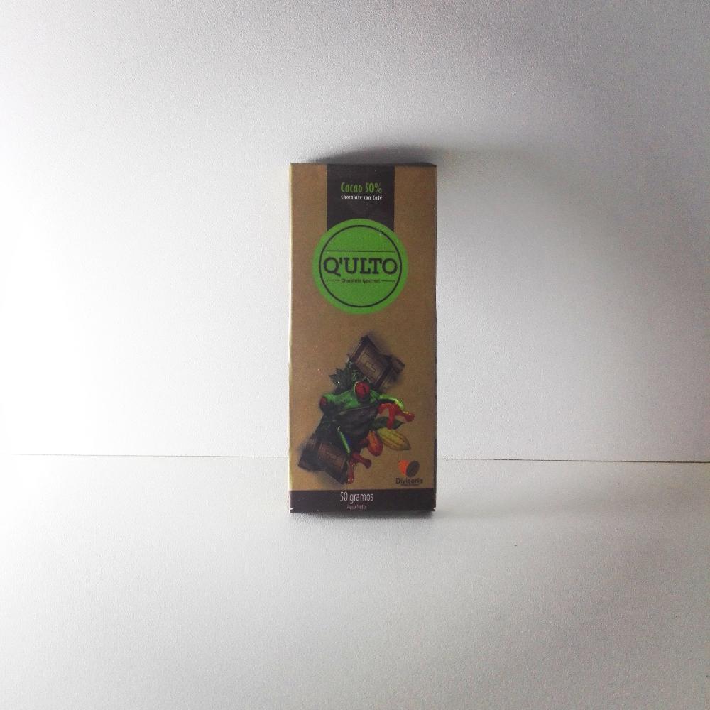 Chocolate gourmet con café