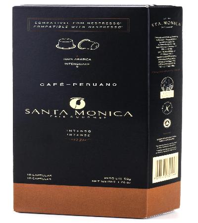 CAFÉ GOURMET SANTA MONICA CÁPSULAS 10 UNIDADES