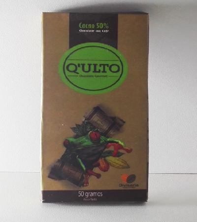 Chocolate gourmet con café